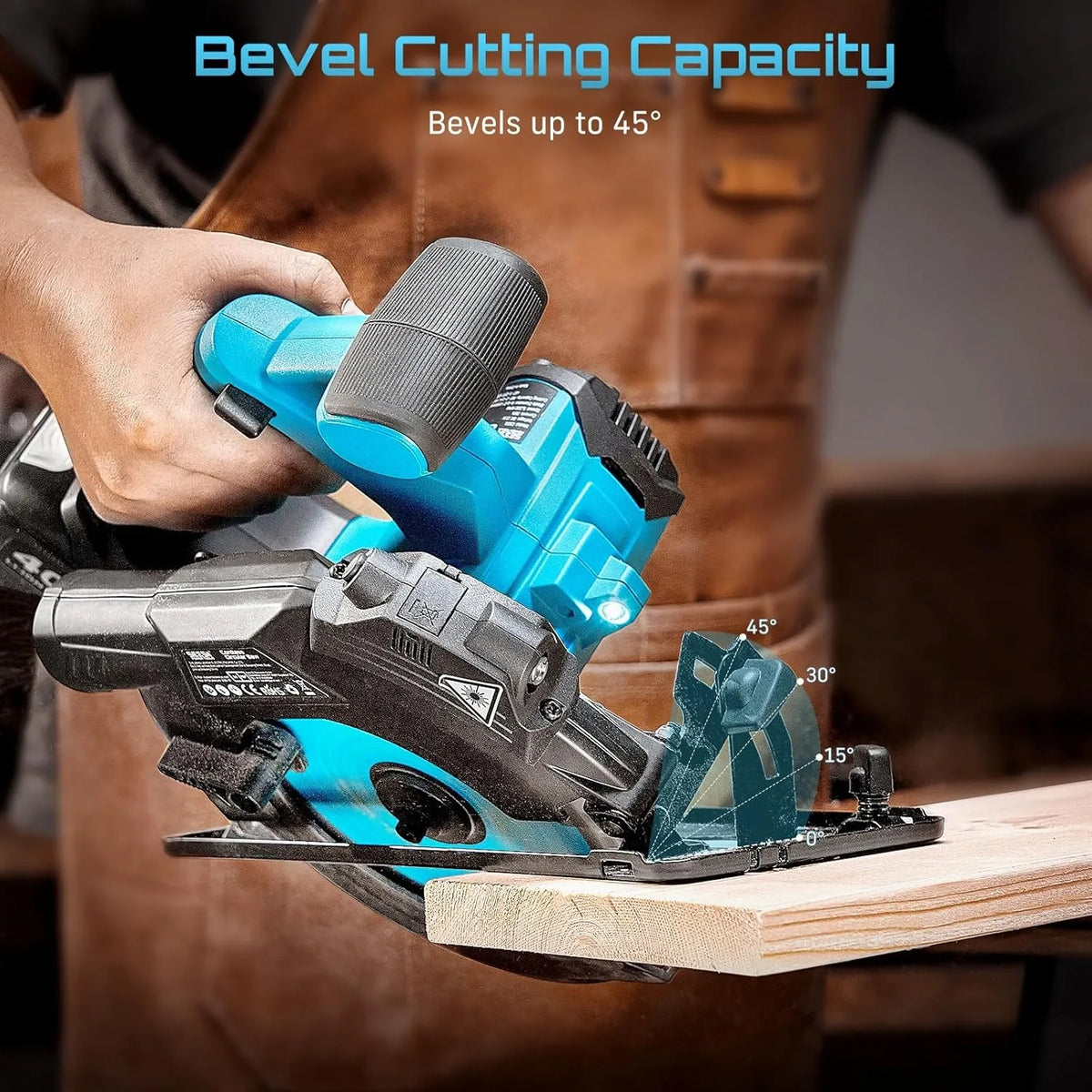 Seesii Cordless Circular Saw For Precision Woodworking