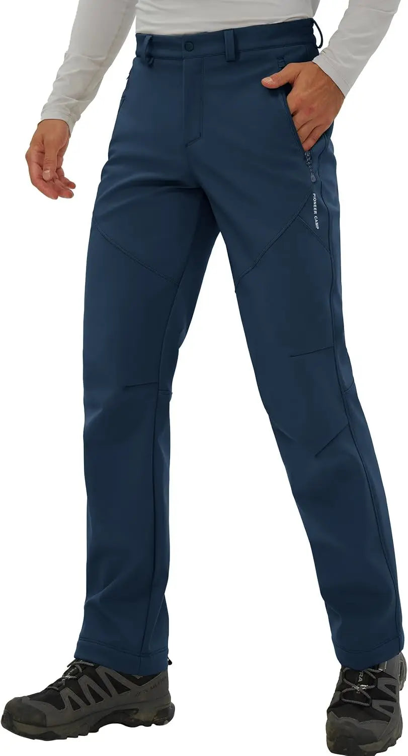 Pioneer Camp Men's Fleece Lined Softshell Hiking Pants