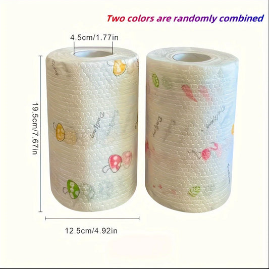 Absorbent Wet And Dry Kitchen Cleaning Dishcloth Rolls