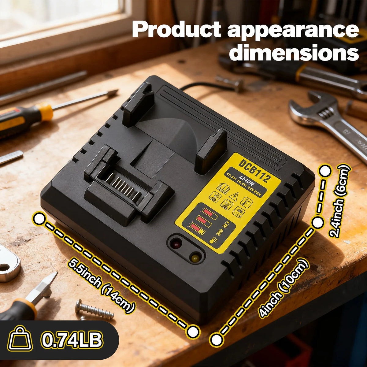 Replacement DCB112 Battery Charger For Max Cordless Power Tools