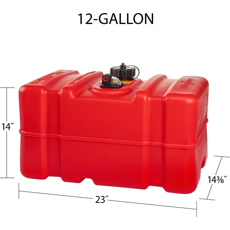 Scepter Marine Gas Can With Dual Vents And Fuel Gauge