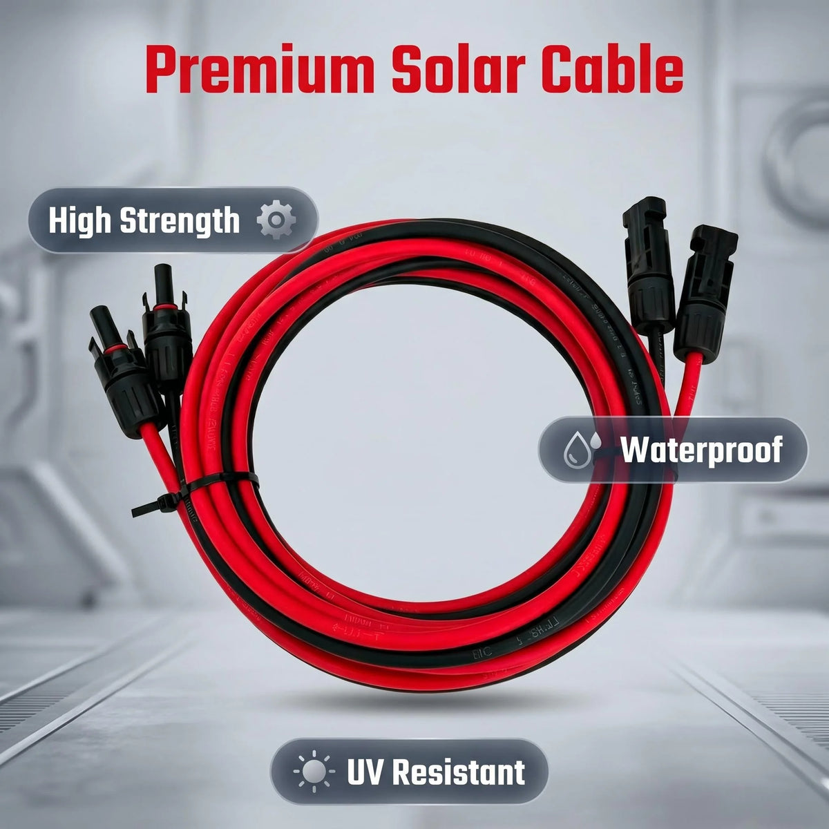 JINGYANGPV 10AWG Solar Cable For Solar Panel Connections