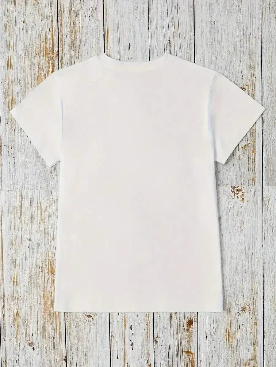 Mens Cotton Crew Neck Tee With Vintage Nautical Captain Graphic