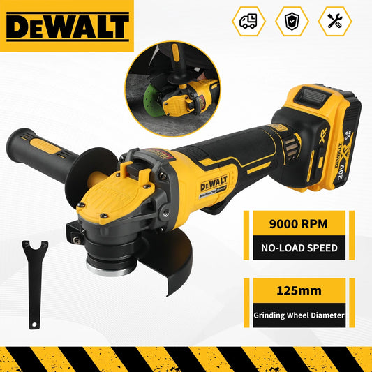 DeWalt 20V Max Brushless Angle Grinder E Clutch Protection