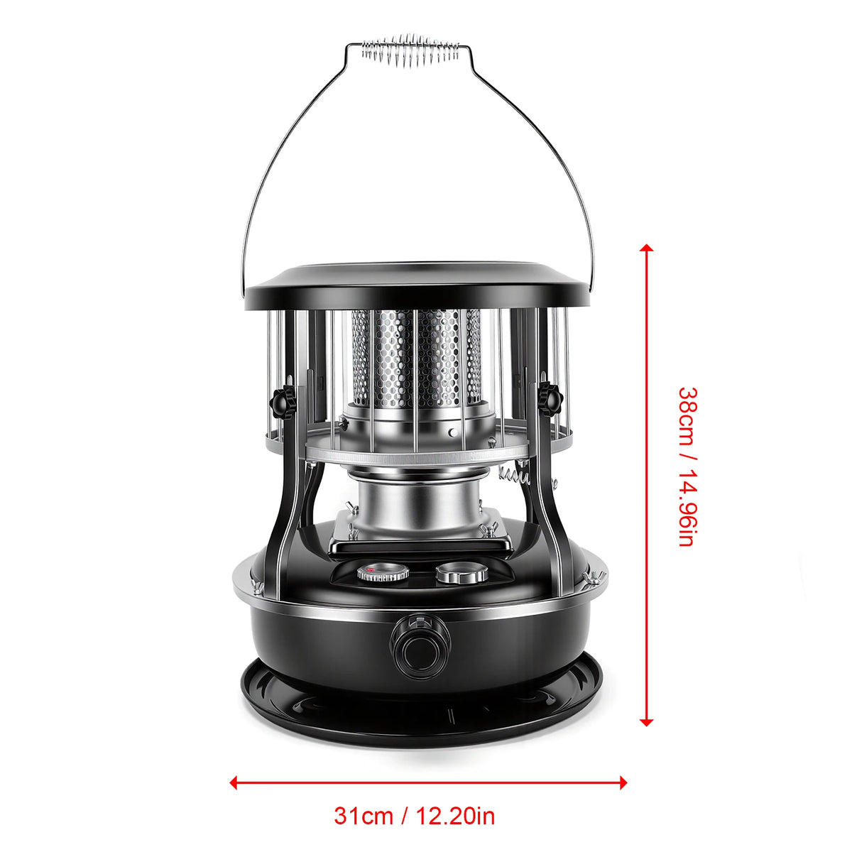 Stainless Steel Kerosene Heater 9000 BTU For Cooking Indoors