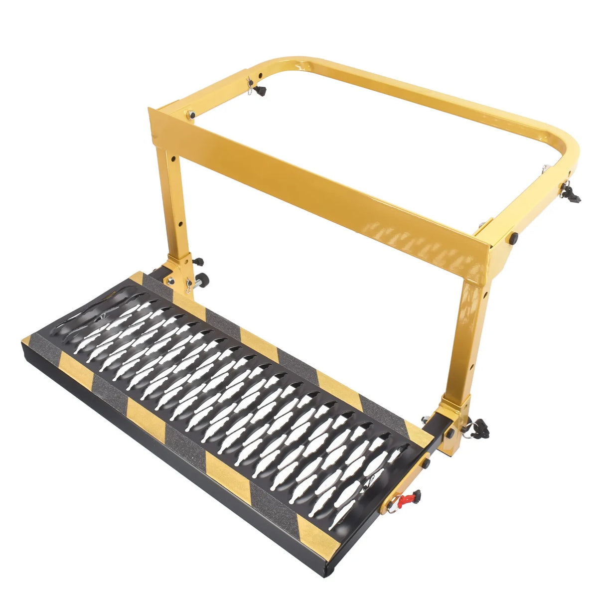 Adjustable Folding Alloy Steel Wheel Step For Truck Rv