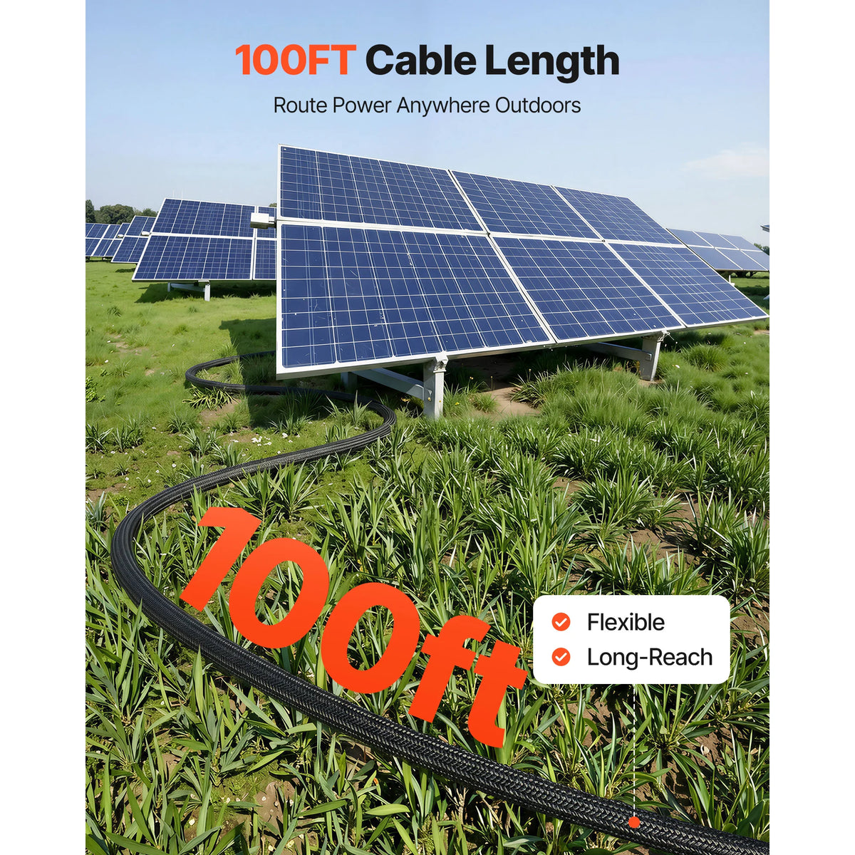 SucceBuy Solar Panel Extension Cable With MC4 Connectors