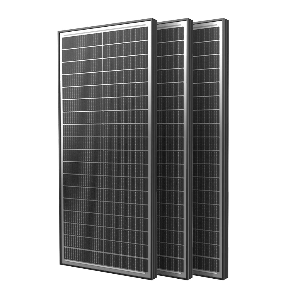 Rvpozwer 100W High Efficiency Bifacial Monocrystalline Solar Panel Module