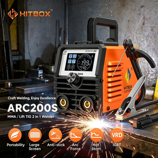 Hitbox Arc200S Compact Portable Inverter Welding Machine