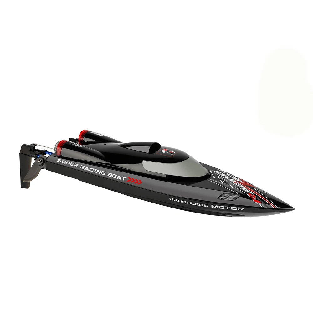 Jikefun Brushless RC Boat 55KMH Racing Speedboat With Two Batteries