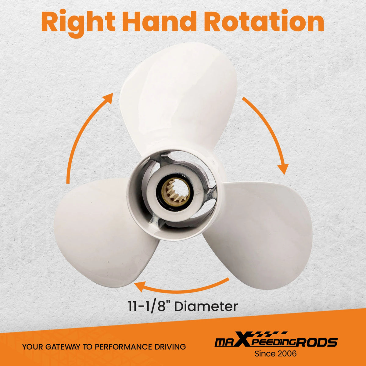 Premium Aluminum Replacement Propeller For Yamaha Outboard Motors