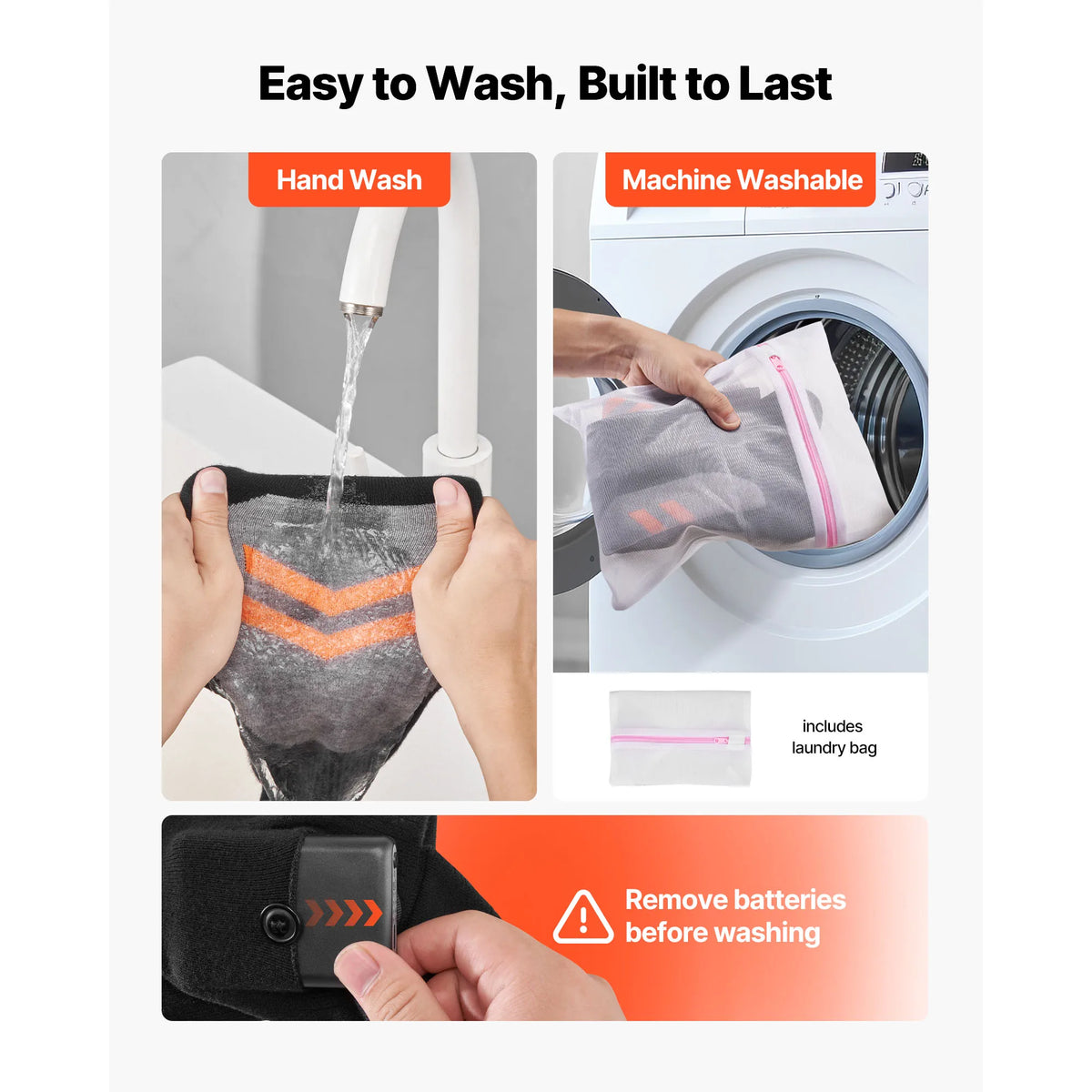 SucceBuy Heated Socks 5000mAh Rechargeable 4 Heating Levels