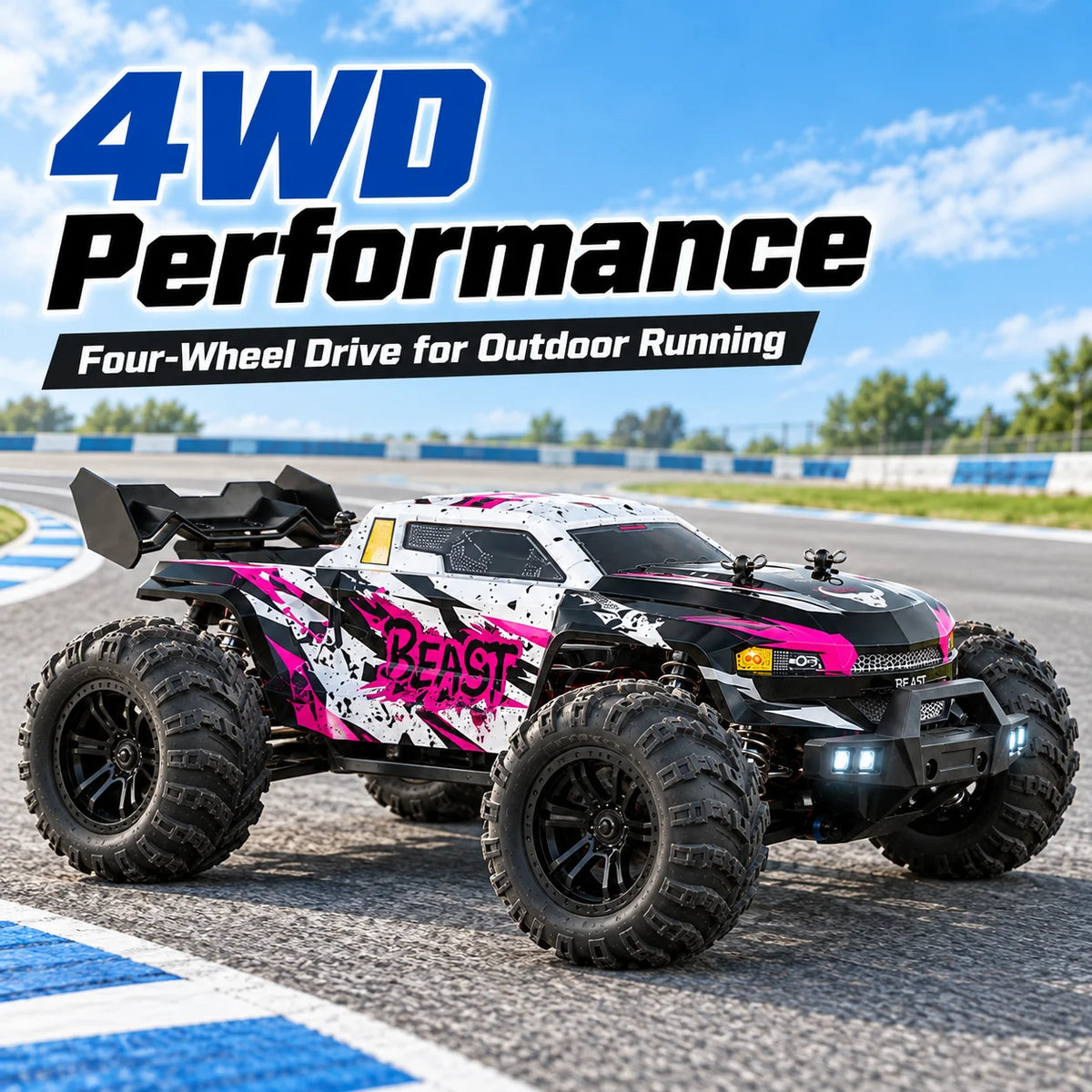 ZNLYRION 4WD Brushless Off Road Remote Control Monster Truck