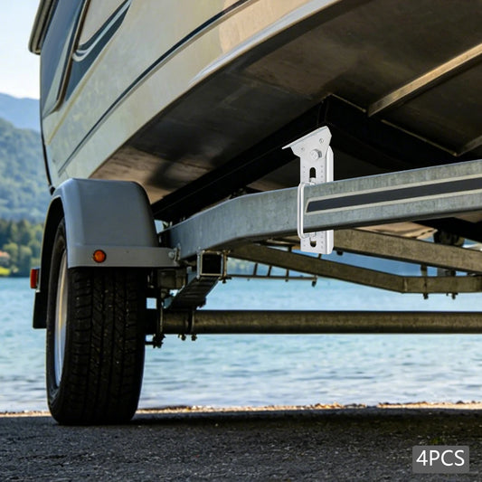 Heavy Duty Boat Trailer Swivel Top Bunk Support Brackets