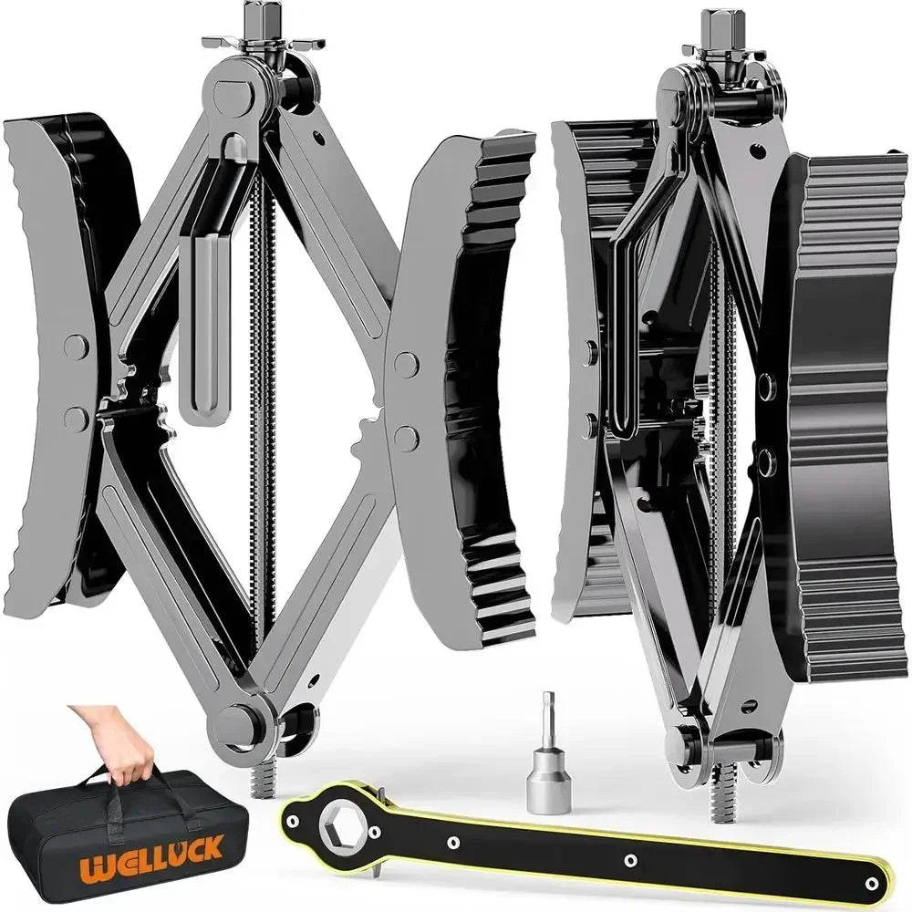 Heavy Duty RV Wheel Chock Stabilizer Set For Trailers