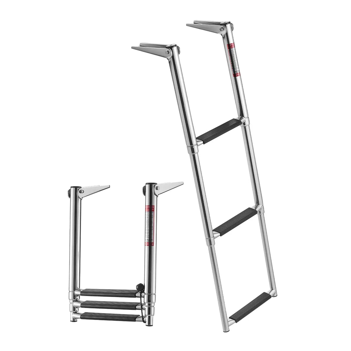 SucceBuy Telescoping Stainless Steel Boat Ladder For Yacht