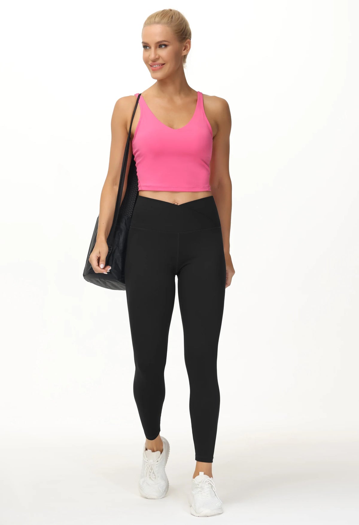 The Gym People High Waist Yoga Leggings With Tummy Control