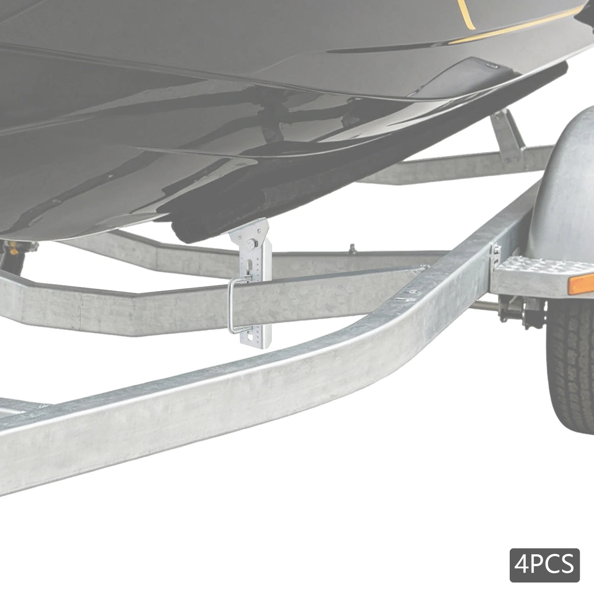 Heavy Duty Boat Trailer Swivel Top Bunk Support Brackets