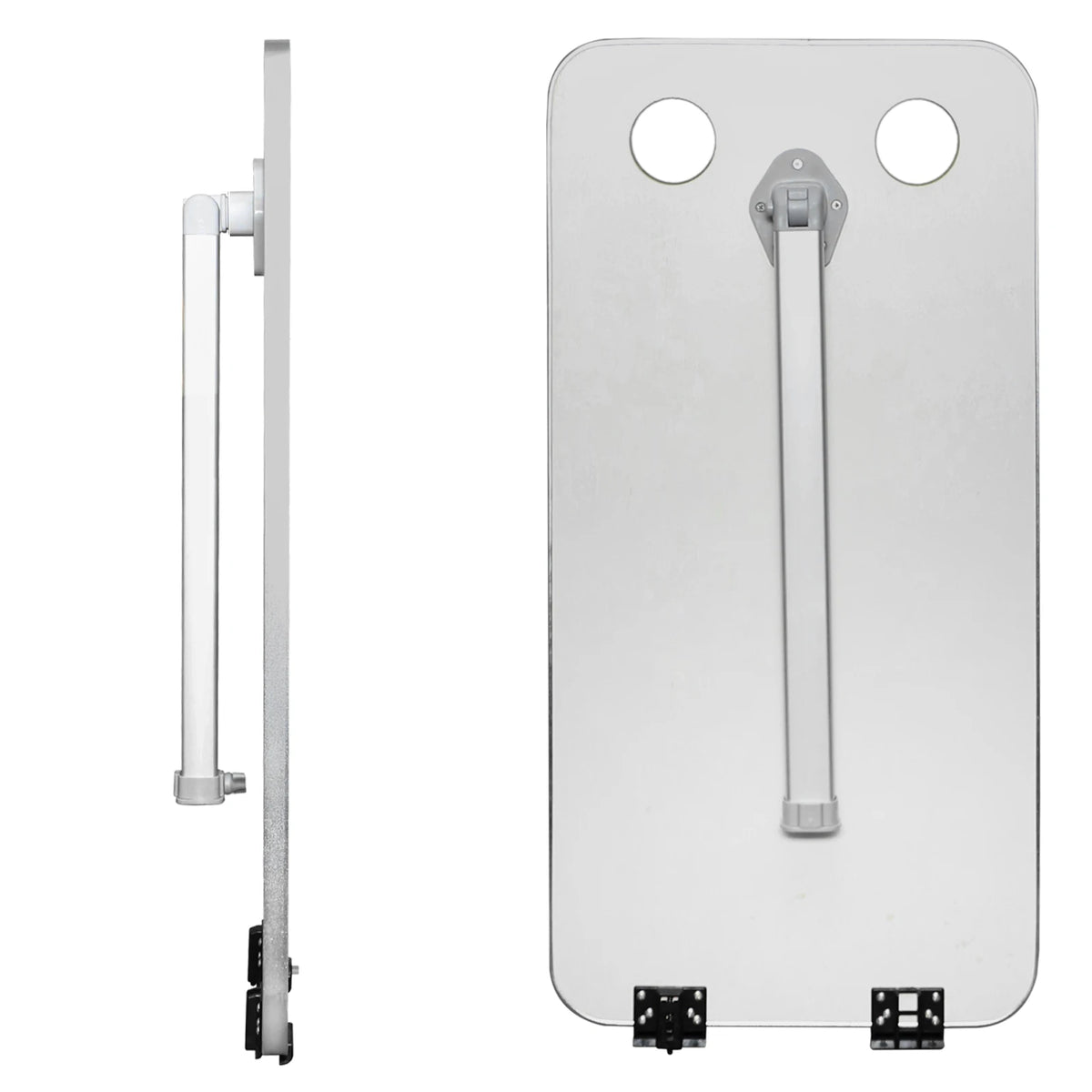 54CM-93cm Camper Folding Telescopic Table Legs with Two 50cm Crossbars, Adjustable Table Legs Telescoping Legs RV Table Legs