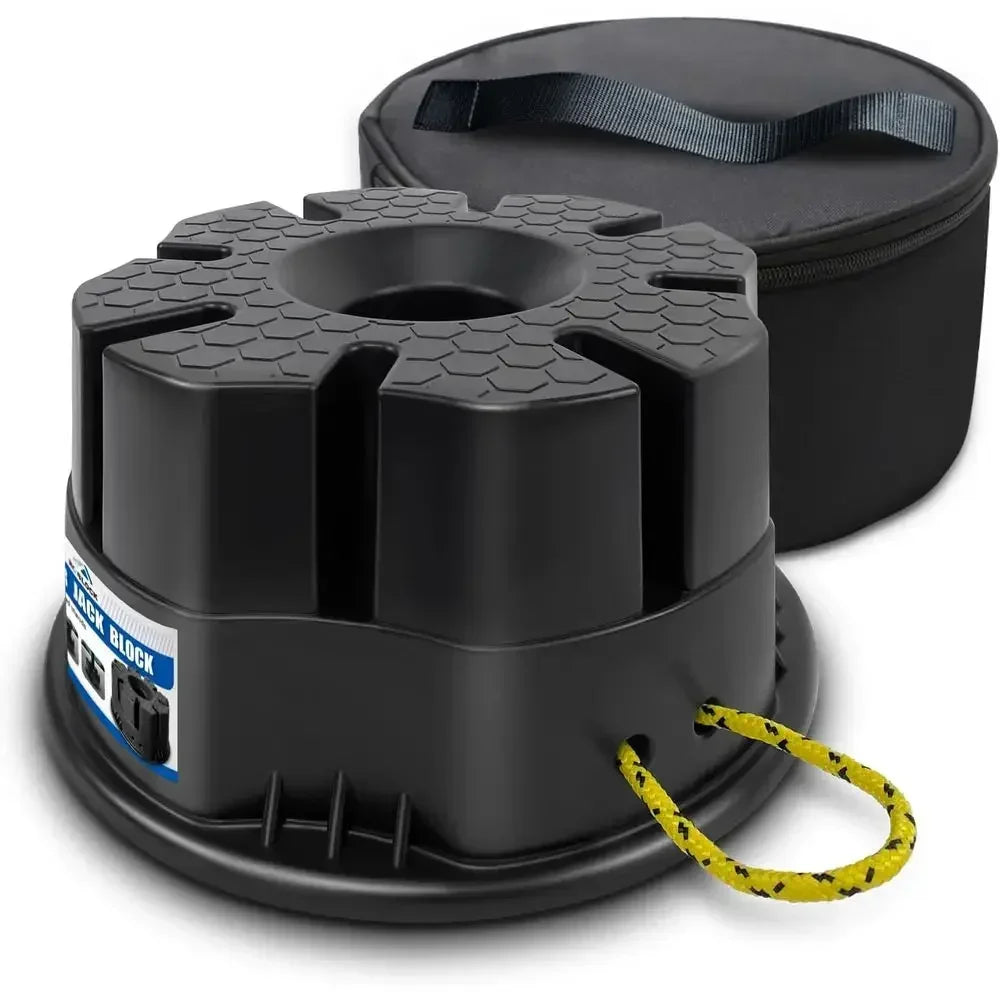 Sturdy Polymer Trailer Jack Block For RV Camper Stabilizer