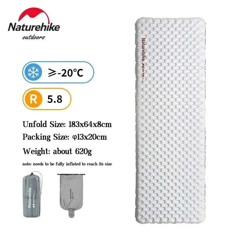 Naturehike Ultralight Inflatable Sleeping Pad For Camping