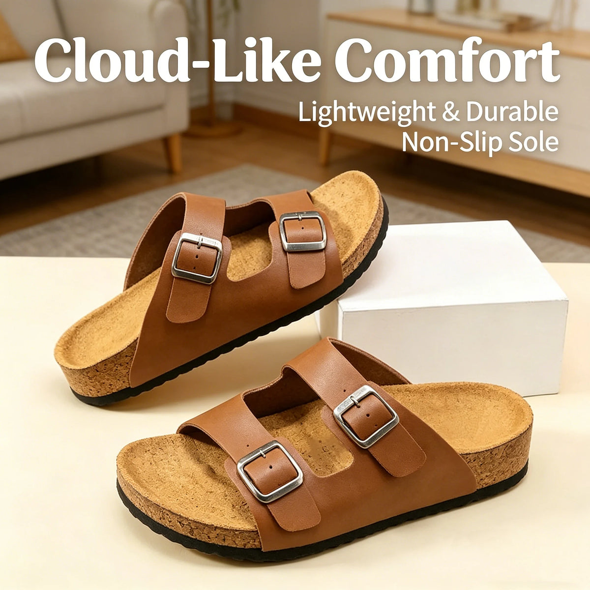 Unisex Classic Double Strap Thong Beach Casual Slippers