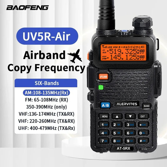 Alermites AT5RX Dual Frequency Portable Two Way Radio