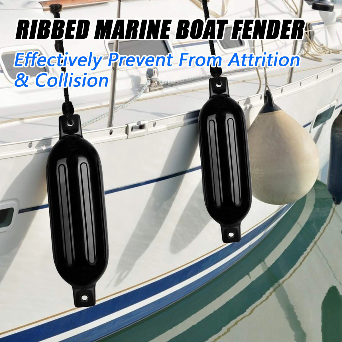 Vancus Inflatable Boat Fenders For Docking With Ropes And Pump