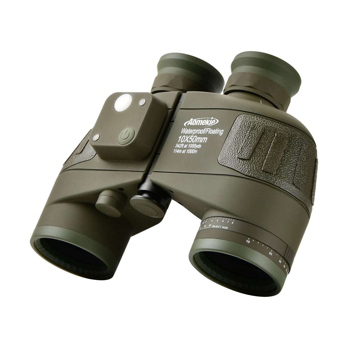 Marine Binoculars Featuring Rangefinder And Compass BAK4 Prisms Waterproof