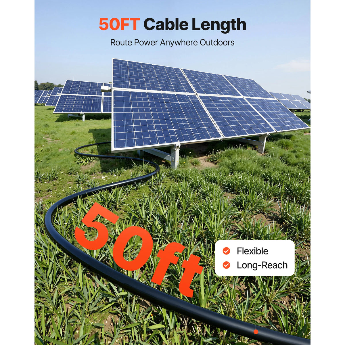 Succebuy Solar Panel Wire PV Tinned Copper Cable Kit