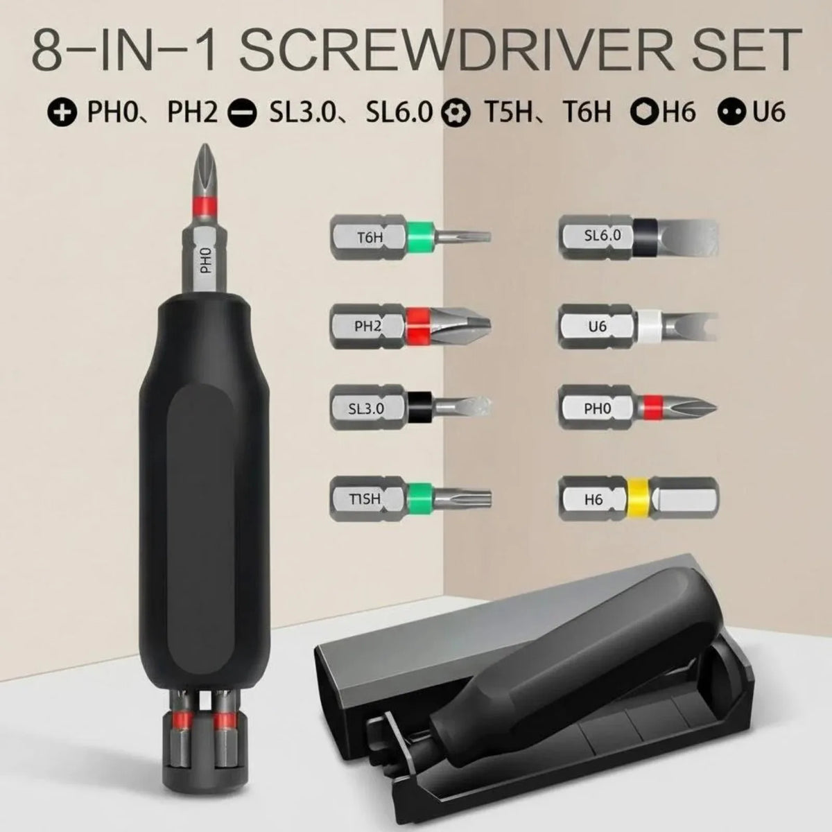 Stonego Precision Screwdriver Set Magnetic Portable Tool Kit With Case