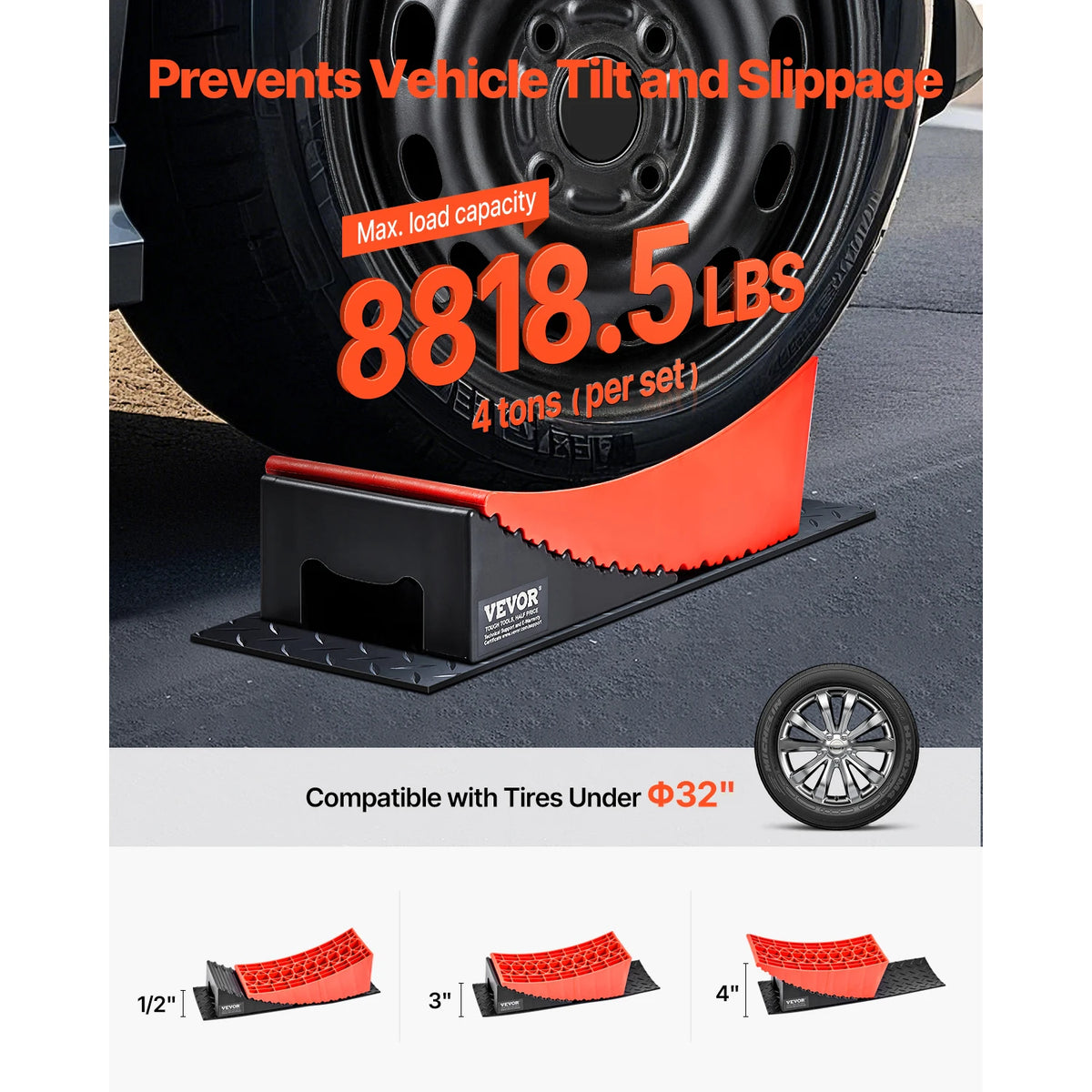 SucceBuy Curved RV Camper Leveler Kit With Carry Bag