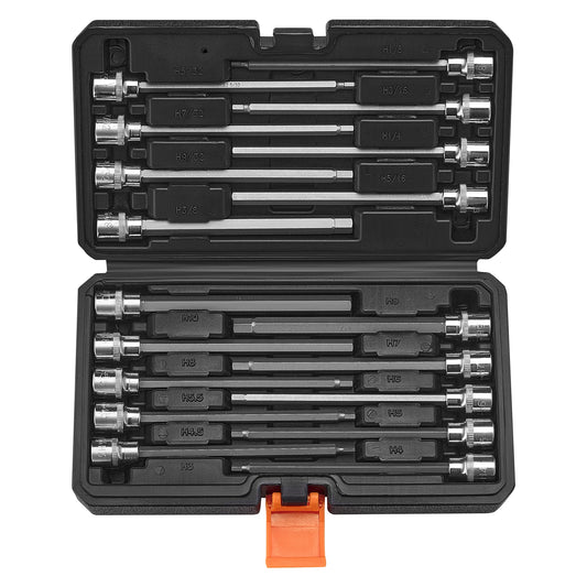 Premium Extended Hex Bit Socket Set For Durable Performance