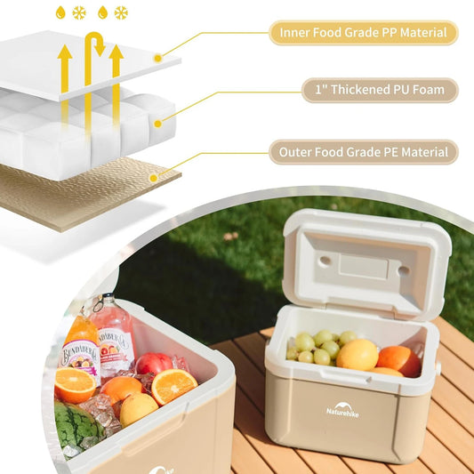 Naturehike Portable Insulated Cooler Box For Camping And Travel