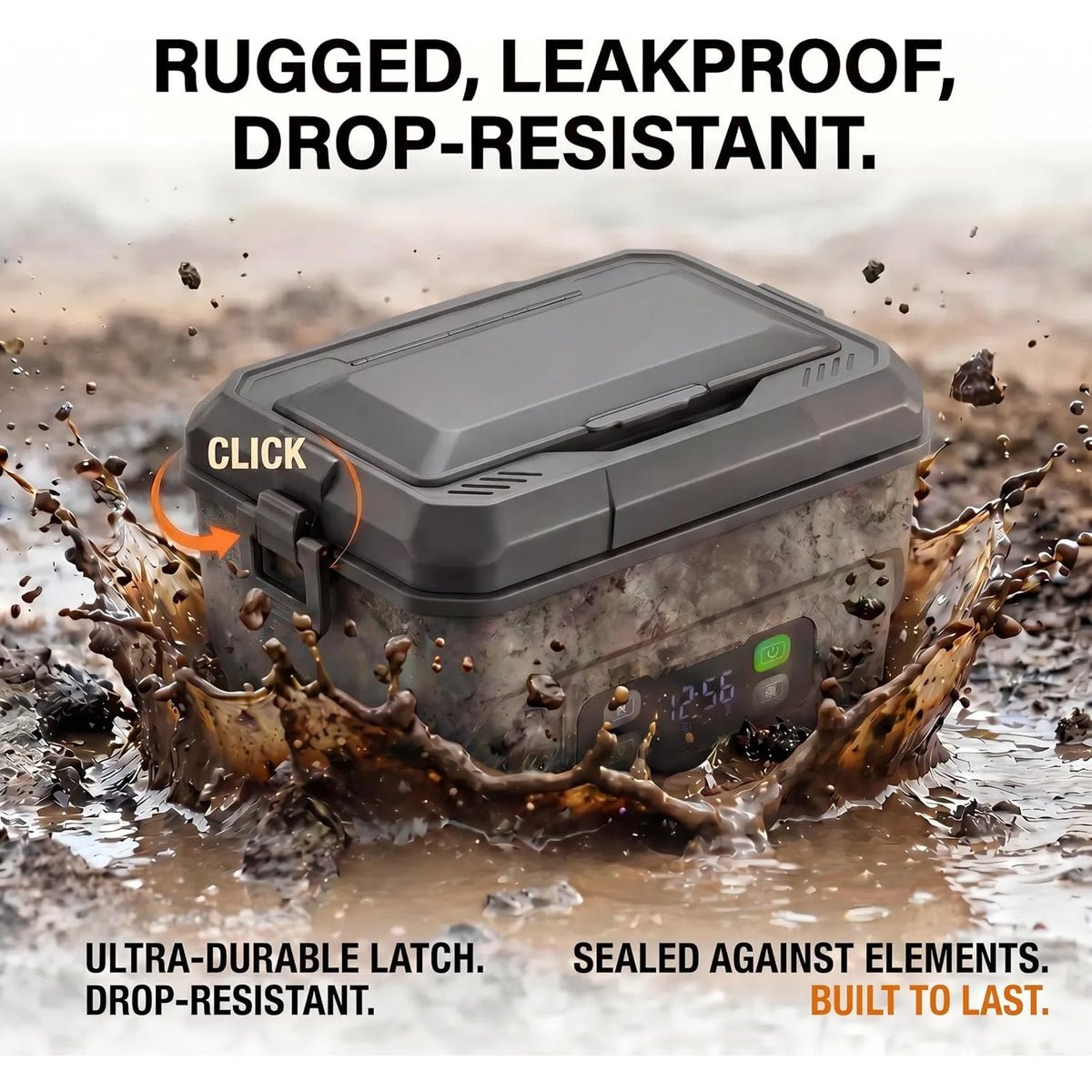 USB Rechargeable Food Warmer With Digital Timer And Display