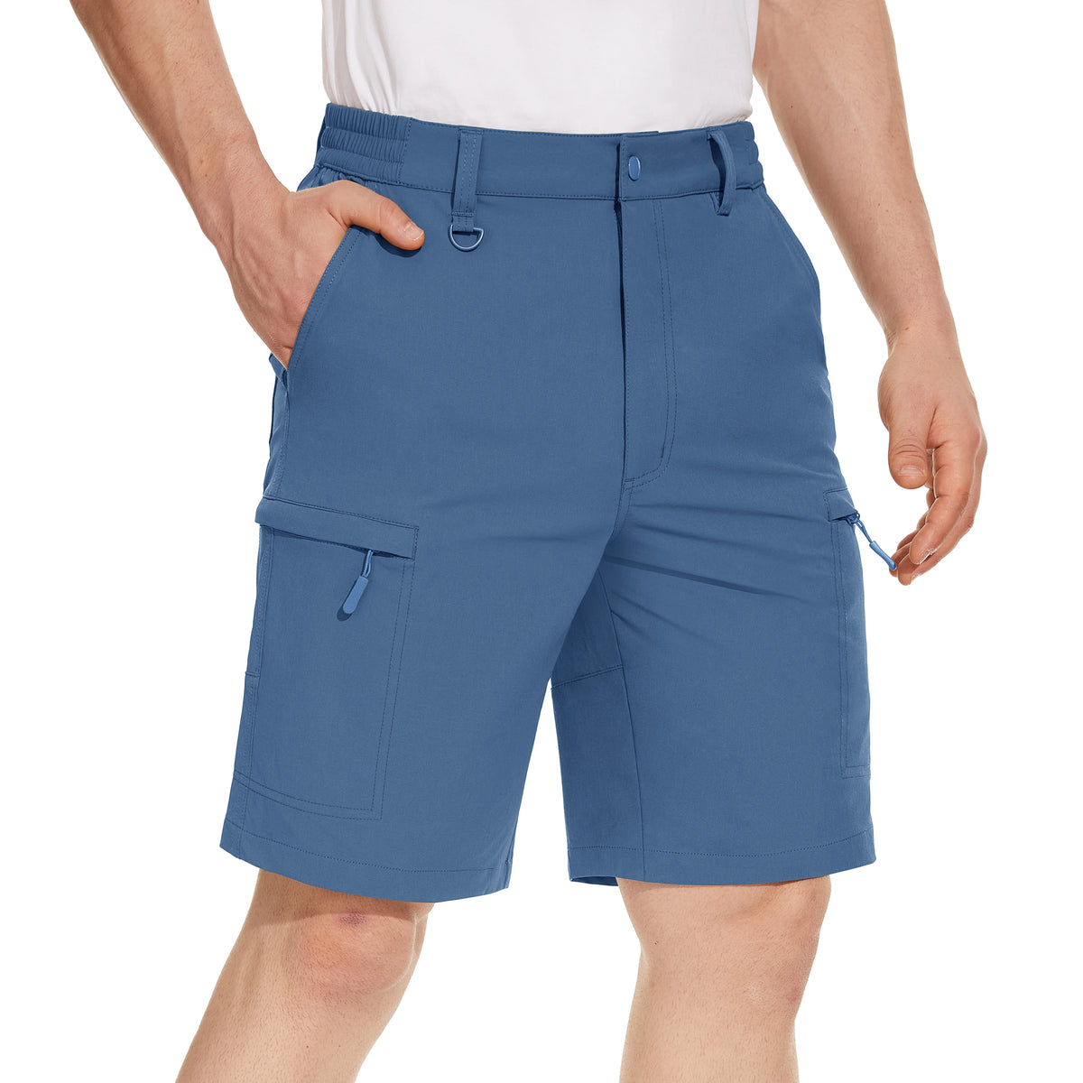 Mens Quick Dry Cargo Shorts For Outdoor Hiking And Work