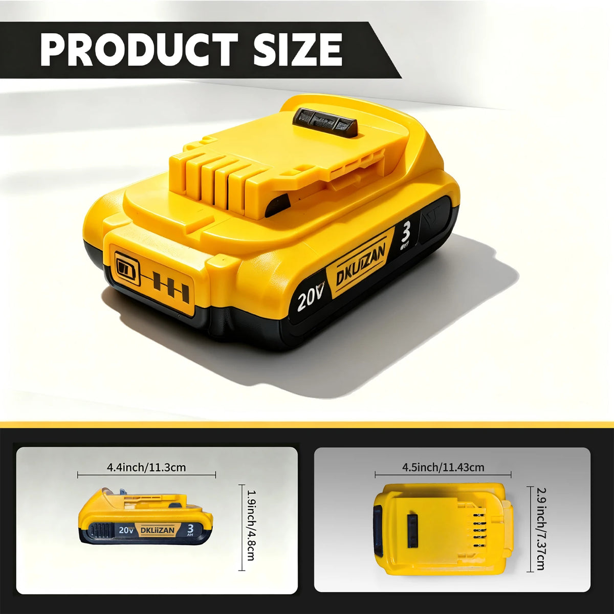 Rechargeable Replacement Battery For DeWalt Cordless Power Tools