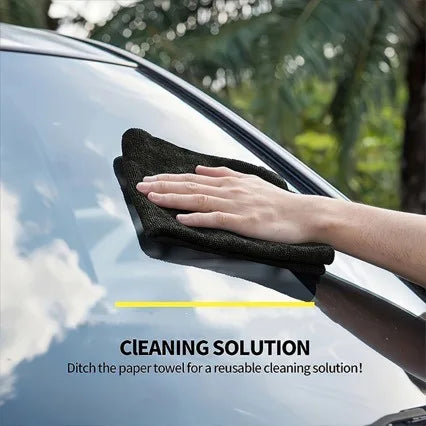 Soft Absorbent Polyester Cleaning Cloths For Home And Auto Care