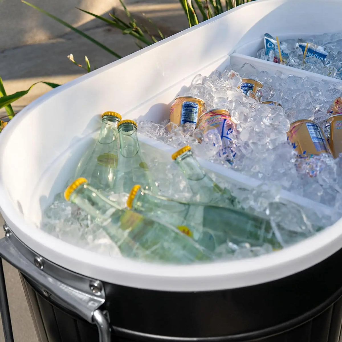 Premium Rustic Farmhouse Wheeled Outdoor Beverage Cooler