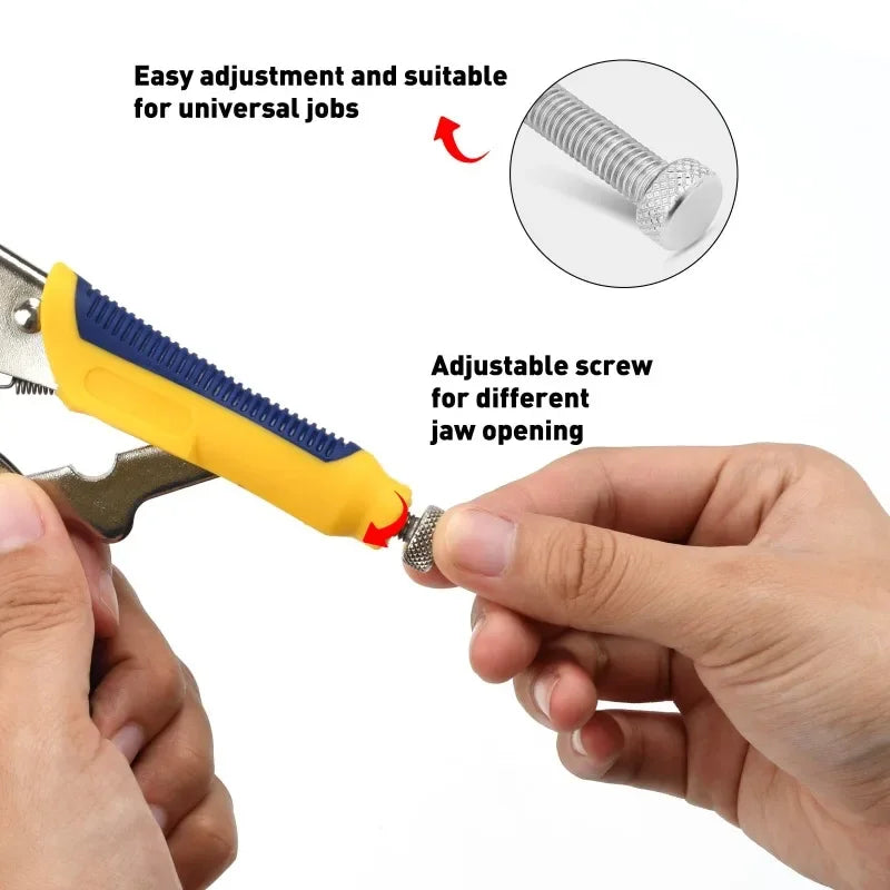 Professional Locking Pliers Heavy Duty Auto Repair Clamping Tool