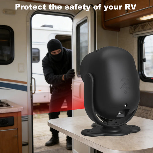 CPVAN Smart RV Alarm System 120dB Remote WiFi Motion Sensor