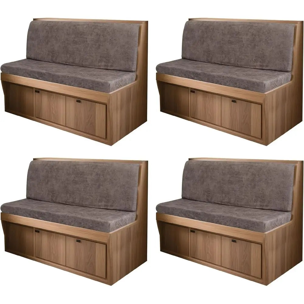 Premium Faux Leather RV Camper Dinette Cushion Covers