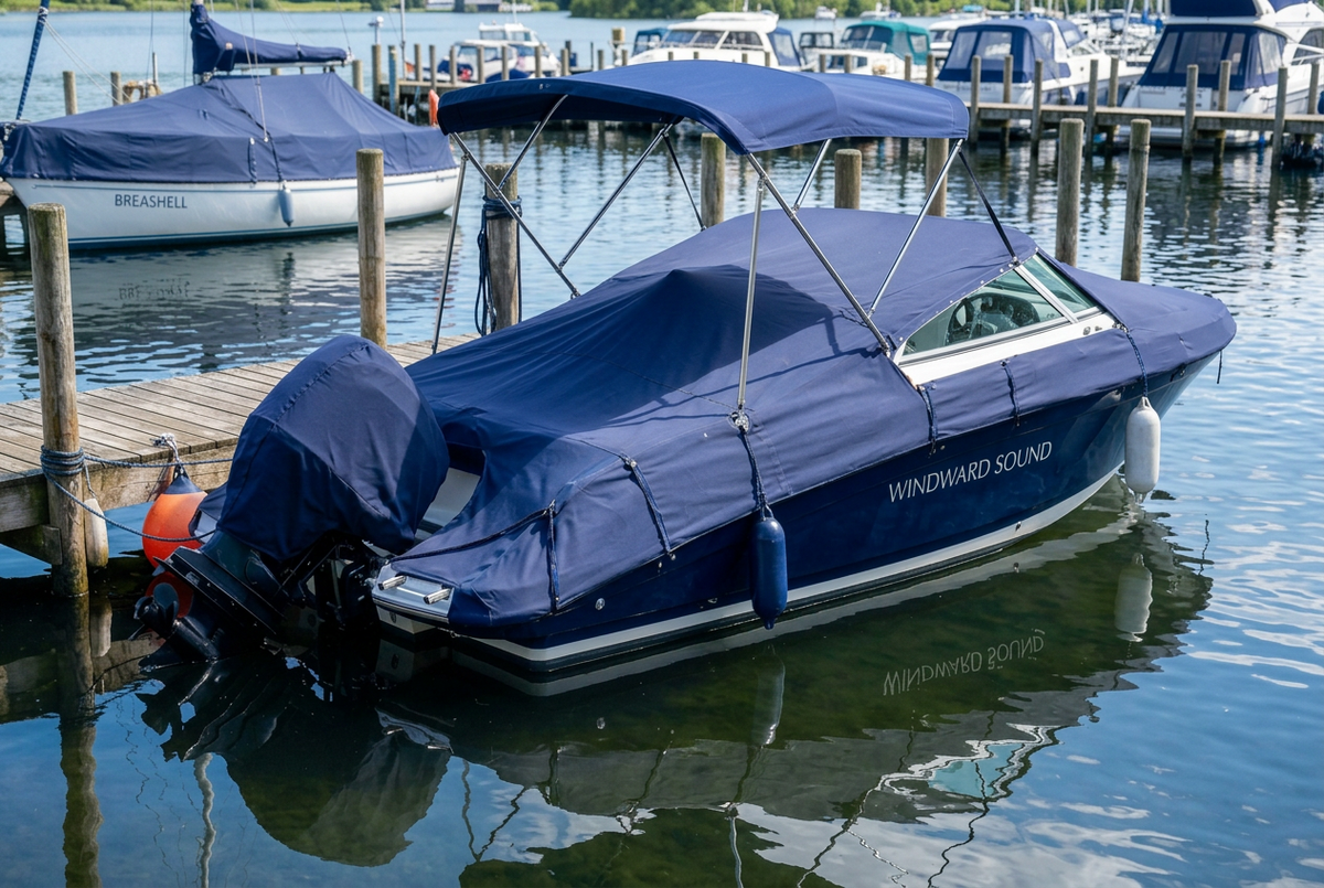 (C)   BOAT BIMINI, COVERS