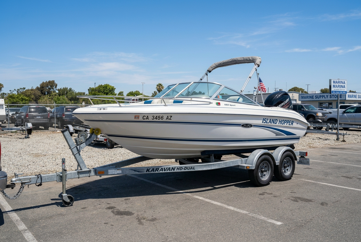 (F)   BOAT TRAILER GOODS