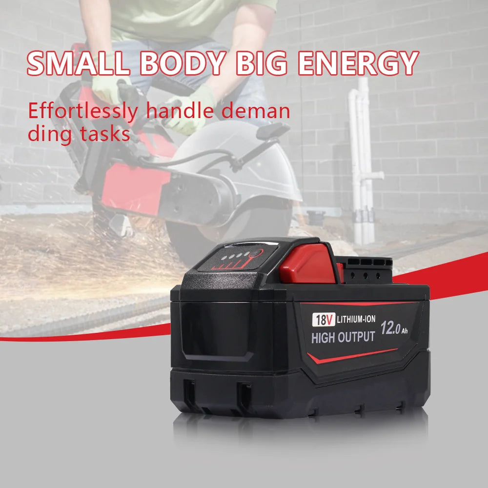 M18 Replacement Battery Compatible With Milwaukee Power Tools