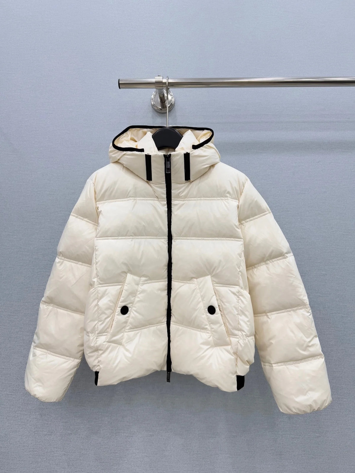 Premium Women Winter Hooded Polyester Zippered Warm Coat