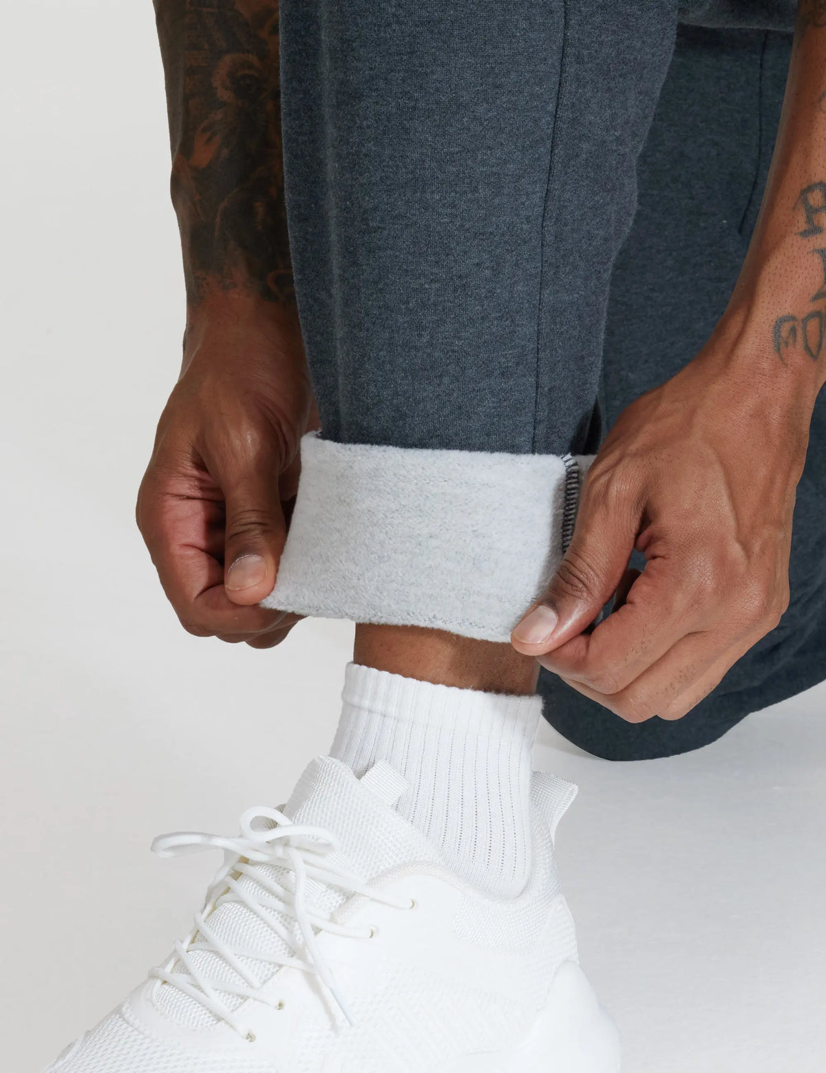 The Gym People Men's Fleece Workout Sweatpants With Pockets