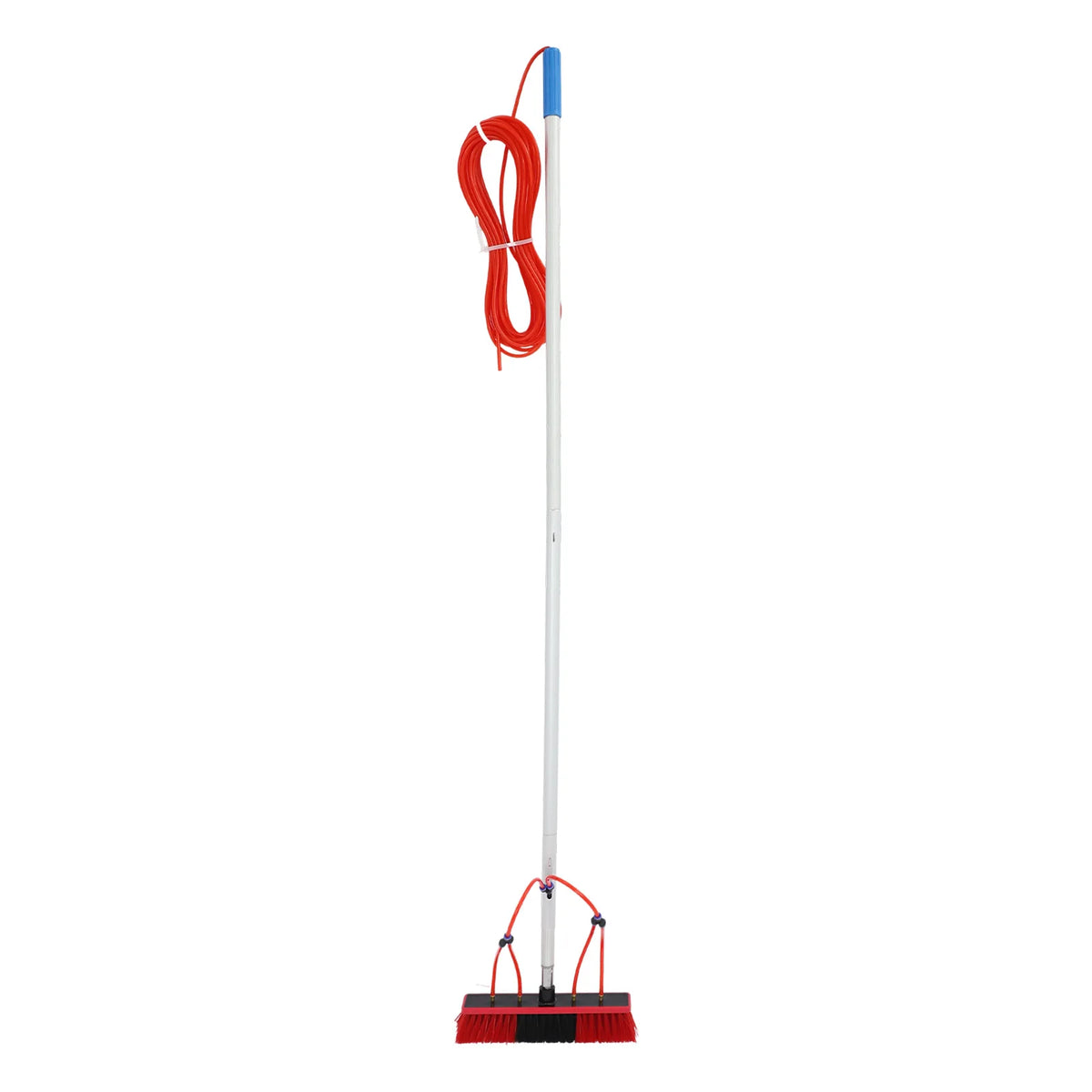Bymaocar Aluminum Adjustable Solar Panel and Window Cleaning Brush Pole
