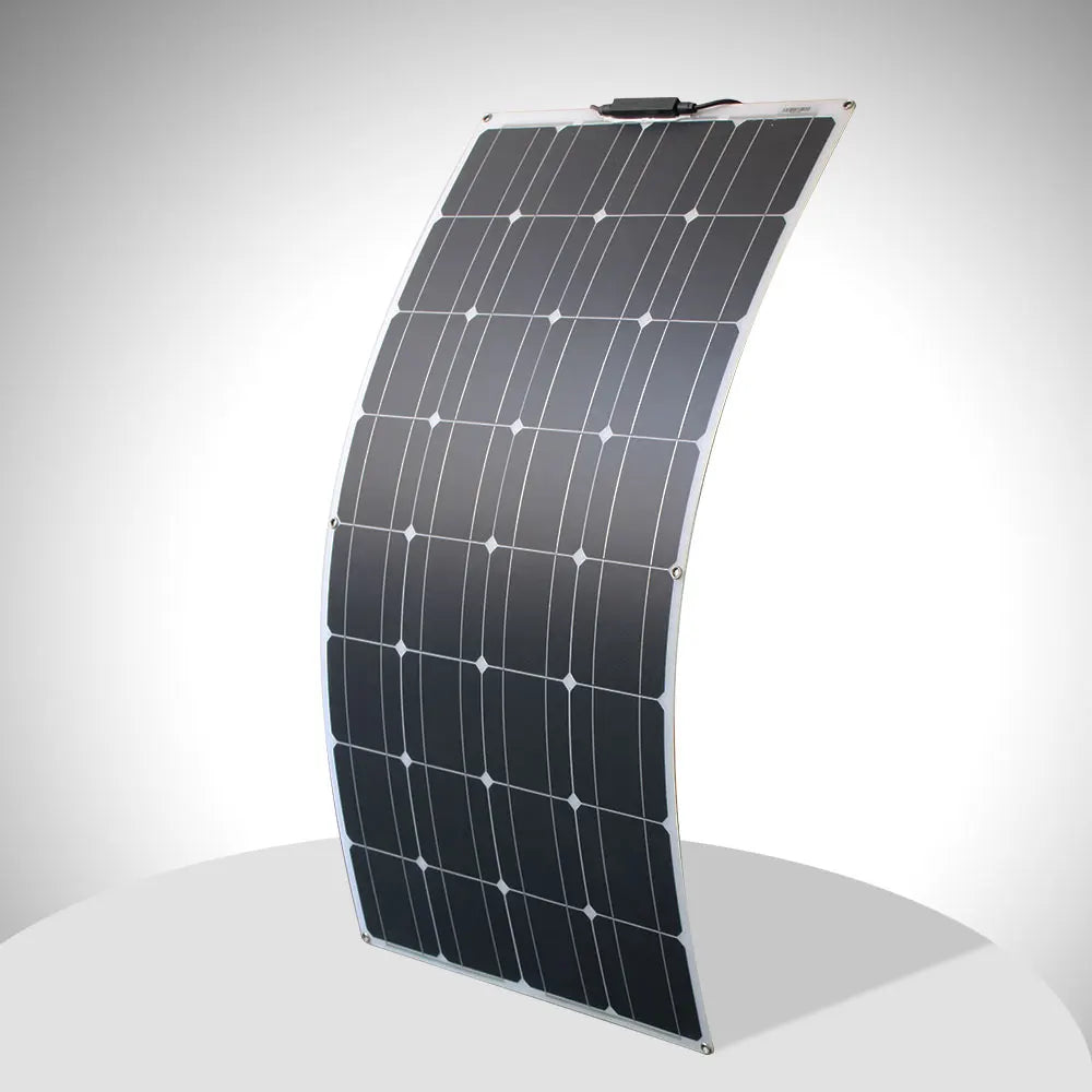 Dgsunlight 100W Flexible Monocrystalline Solar Panel for RV and Camping