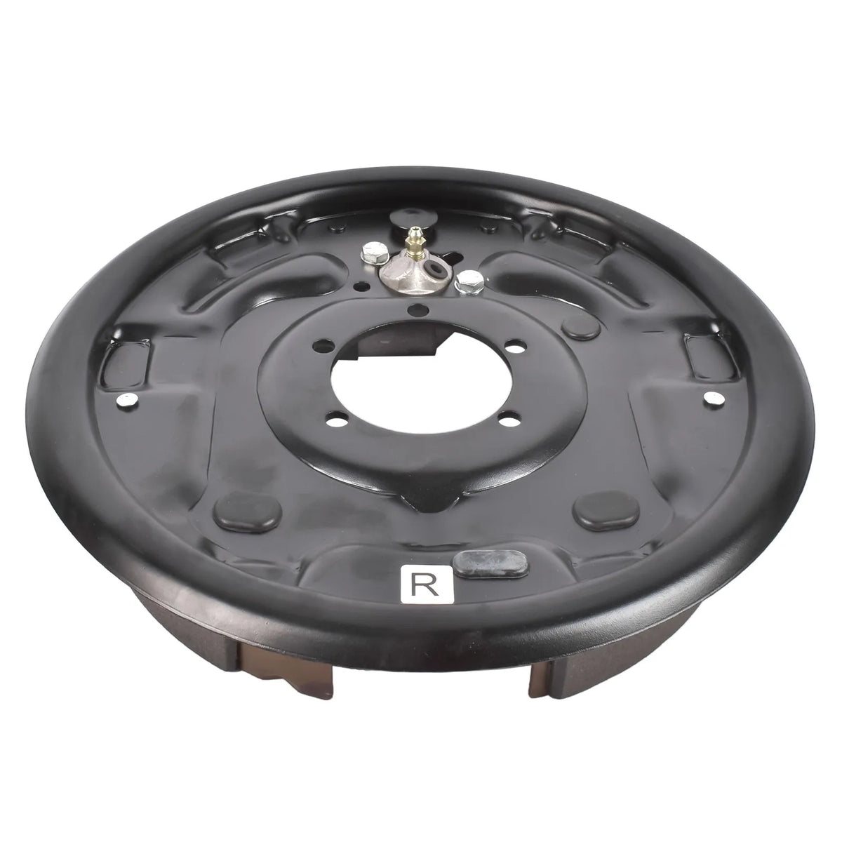 AP02 12" Hydraulic Brake Backing Plate Passenger Side 5-Bolt 7,000 lb Trailer Axle